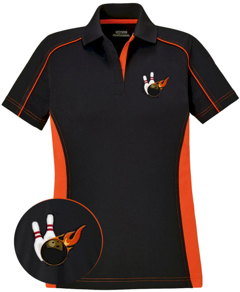 Ladies VAPORIZE : Extreme Performance Bowling Polo Shirt - CLOSEOUT