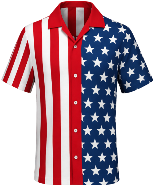American Flag Bowling Jersey Shirt | All-Inclusive Customization