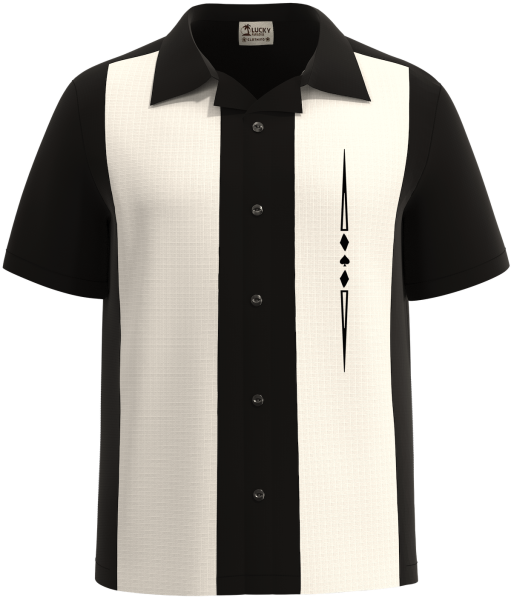 RIVIERA ~ Luxurious Embroidered Button Down Soprano Style Shirt 