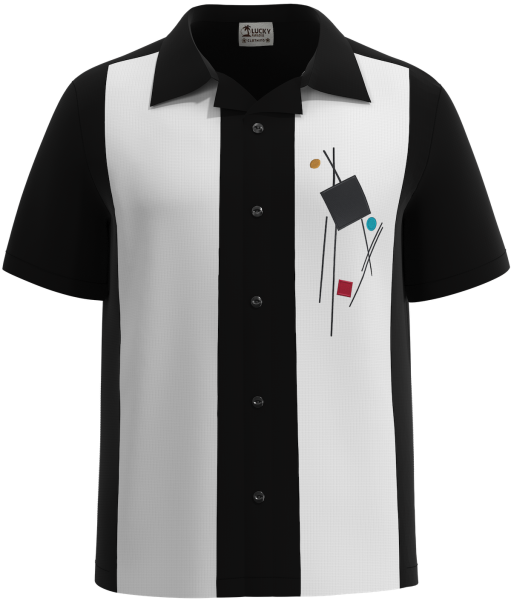 Mad Men ~ The Madison Avenue - Embroidered Cuban Collar Bowling Shirt