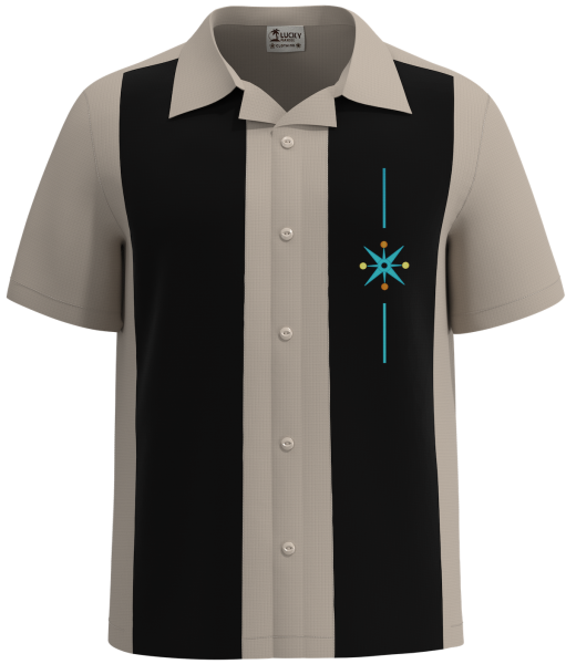 ATOMIC CITY ~ 50's Style Button Down Shirt