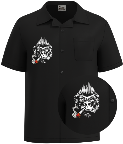 The Boss - Unique Gorilla Design Dress Shirt - CLEARANCE