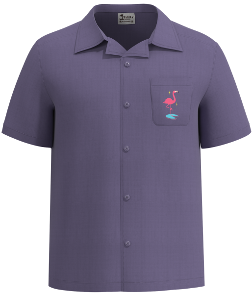 Floridian Flamingo - Tropical Bowling Shirt for Sunny Days - CLEARANCE