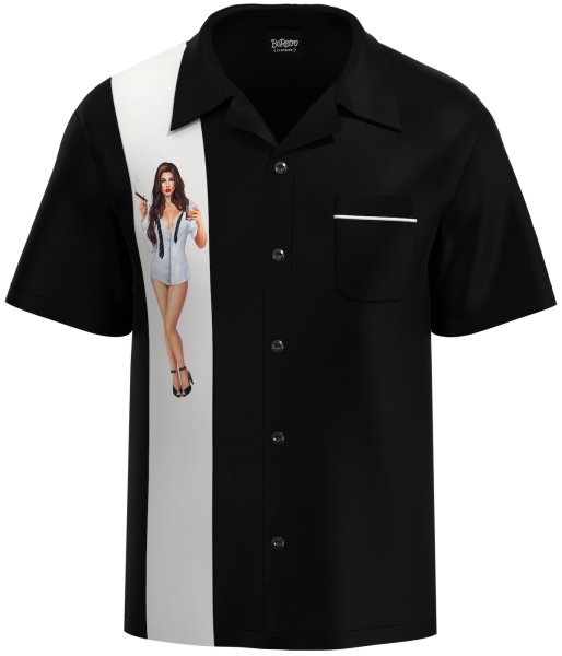 "After Hours" ~ Pin Up Cigar Shirt 