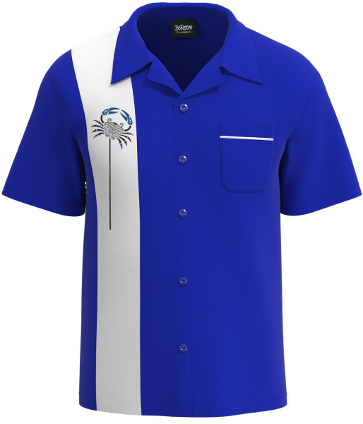 Men's Royal Tiki Tribal Crab Tattoo Shirt