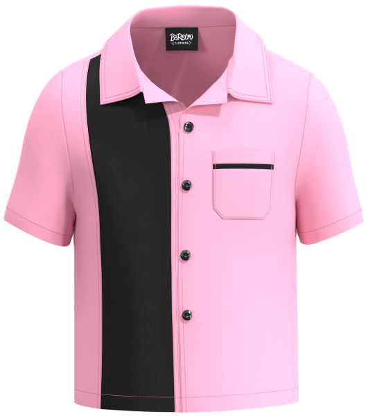 Toddler RETRO Shock 2.0 – 1950s Style Button Down Bowling Shirt