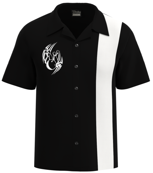 Tribal Bowling Shirt: Team Style on Closeout Sale