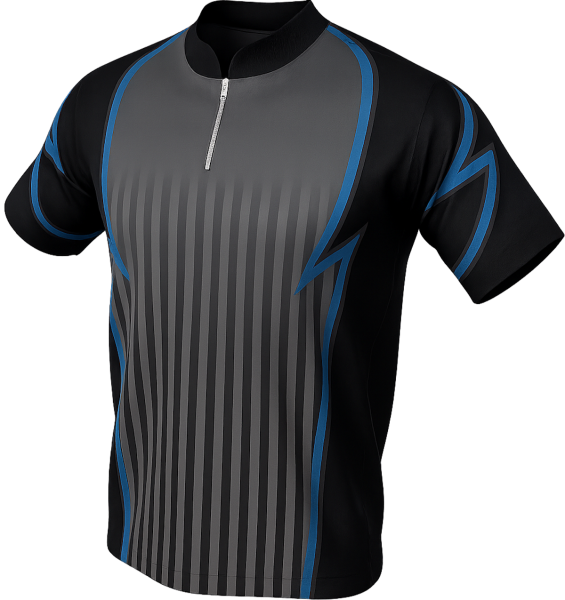 "Lightning Force" Bowling Sublimated 1/4 Zip Jersey, Polo or Crew T-Shirt ~ Includes all Personalization & Logos