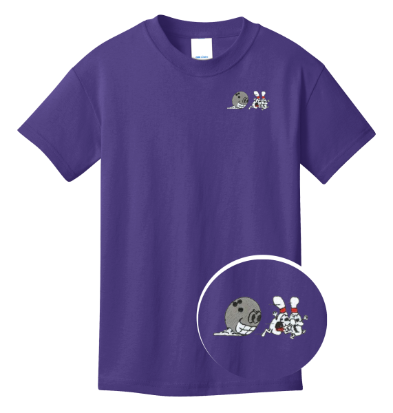"Pin Chase" Youth Bowling T-shirt ~ Youth & Toddler Sizes Fun