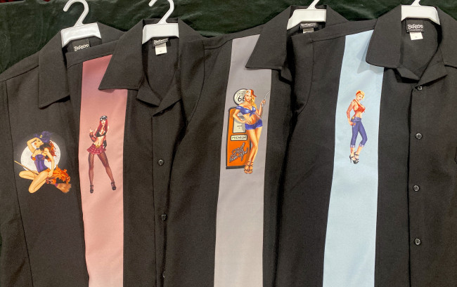 Grab Bag ~ All 4 Pin Up Shirts ~ Size Medium ~ 65% OFF