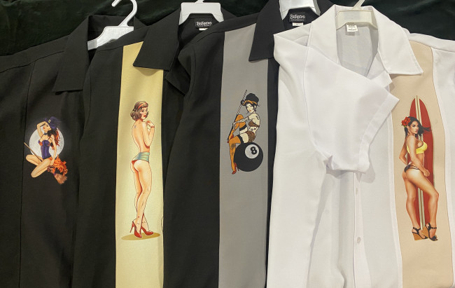 Grab Bag ~ All 4 Pin Up Shirts ~ Size Large ~ 65% OFF