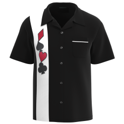 Wild Card Poker Bowling Shirt