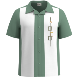 GIN ~  Big & Tall Tropical Bowling Shirt - CLOSEOUT