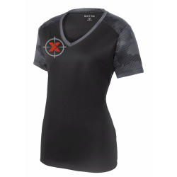 Ladies MAXPOWER GAMEON : CamoHex Performance Bowling T-shirt - CLOSEOUT