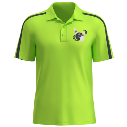 SHOCK - Elite Performance Embroidered Men's Bowling Shirt for Pros