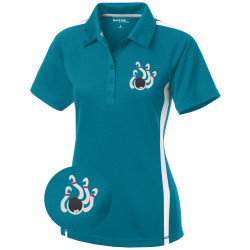 Ladies EXPLOSION - Embroidered PosiCharge Bowling Shirt