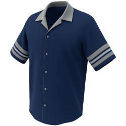 "America's Team" Sublimated Retro Football Bowling Button Down Jerseys  ~ Includes all Personalization & Logos