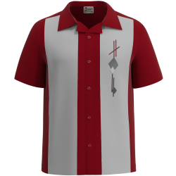 The Malibu ~ Two & Half Men Inspired Retro Bowling Shirt