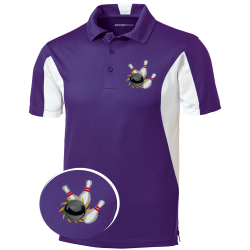 RAZOR - Polo Sport-Wick Polo Bowling Shirt for Cool Performance on Lanes
