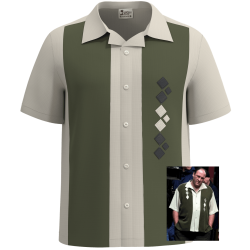 GANDOLFINI - Soprano-Inspired Casual Bowling Shirt