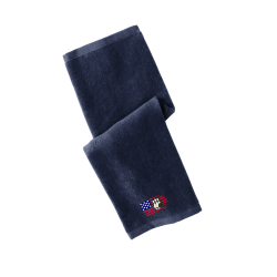 American USA Flag Embroidered Bowling Towel