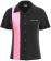 Women's Black & Hot Pink Retro Bowling Shirt - Stylish Comfort