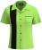 Womens Lime Green & Black Retro Shirt