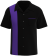 Black & Purple Retro Bowling Shirt