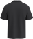 Plain charcoal black back of the BeRetro Tiki shirt without graphics or panels.