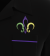 Mardi Gras Embroidered Fleur de Lis Shirt - Limited Edition Polyester