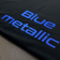 Blue Metallic Bowling Shirt Printing